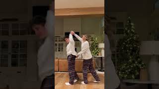Matching Christmas Pajama dance #trending #foryou #viral #youtubeshorts #funny #couplegoals