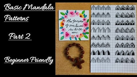 BASIC MANDALA PATTERNS - PART 2