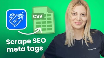 How to scrape SEO meta tags in bulk