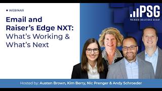 Email and Raiser’s Edge NXT: What’s Working and What’s Next (2026)