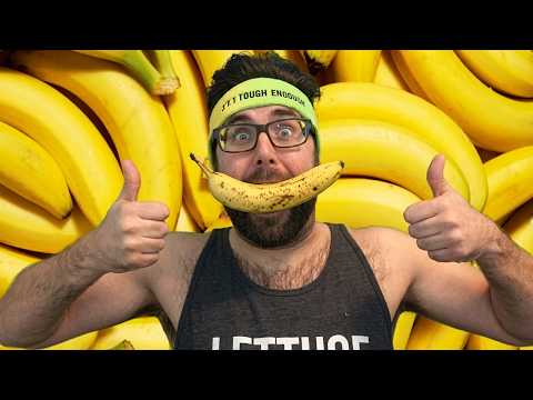World Record! Fastest Time to Eat a Banana with No Hands! #shorts #worldrecord #foodchallenge