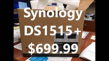 Synology DS1515+ unboxing, memory upgrade, and initial setup