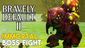 Bravely Default 2 Immortal Boss Fight