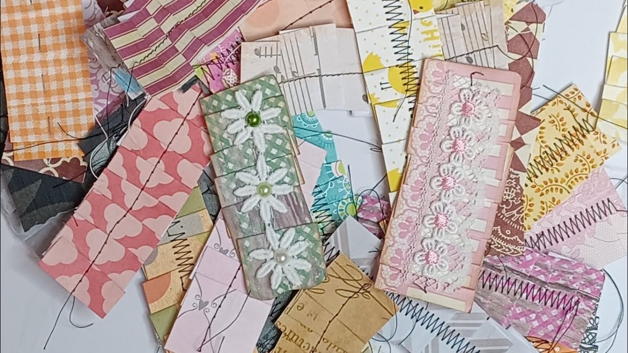 Fun #FaffingWithScrapsInFebruary Paper Ruffles