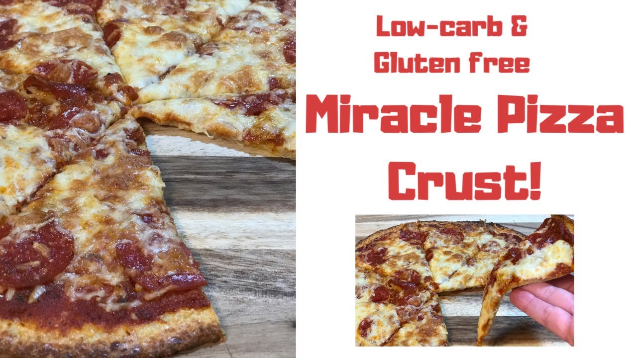 Miracle Pizza Crust! LowCarb and Gluten Free! Only 4 Ingredients