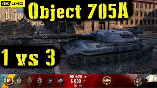 World of Tanks Object 705A Replay - 6 Kills 7.6K DMG(Patch 1.6.1)