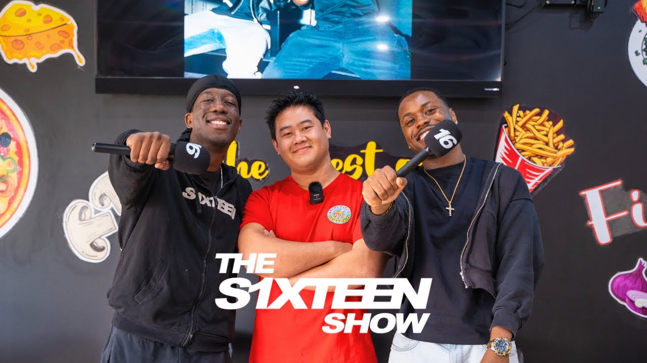 EATING FOOD FAST AND FURIOUSLY | THE S1XTEEN SHOW (FT BIG KEV FROM HALAL PITZA FISH AND CHIPS)