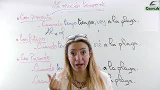 اسبانية / la oracion temporal