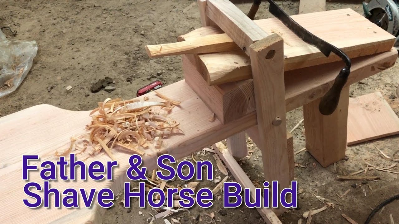 Building Our First Shave Horse (What's a Shave Horse?) YouTube