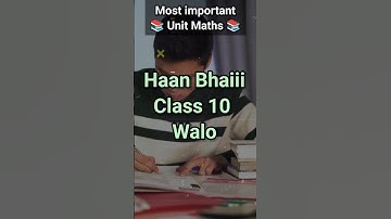 Most scoring chapters in maths class 10 | class 10 maths important chapters 2024 | #shorts #short