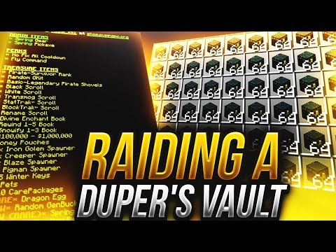 RAIDING A DUPERS VAULT (DUB OF MONTHLY CRATES) | Minecraft Factions | PVPingMC | #10 thumbnail