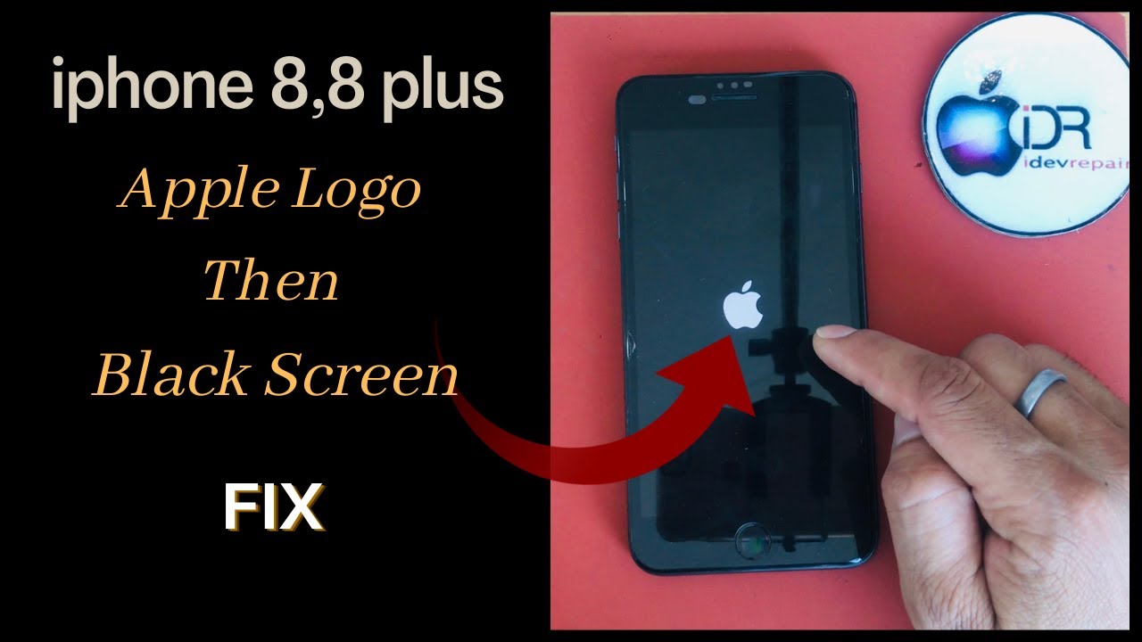 Iphone 8 black screen with apple logo Clearance