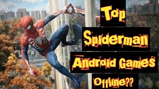Top 5 High Graphic Spiderman games for android ||offline android games||Hindi?? screenshot 3