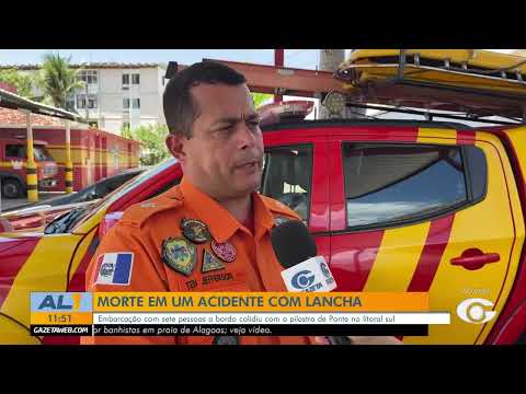 Homem morre após acidente de lancha em Marechal Deodoro - 16/03/26