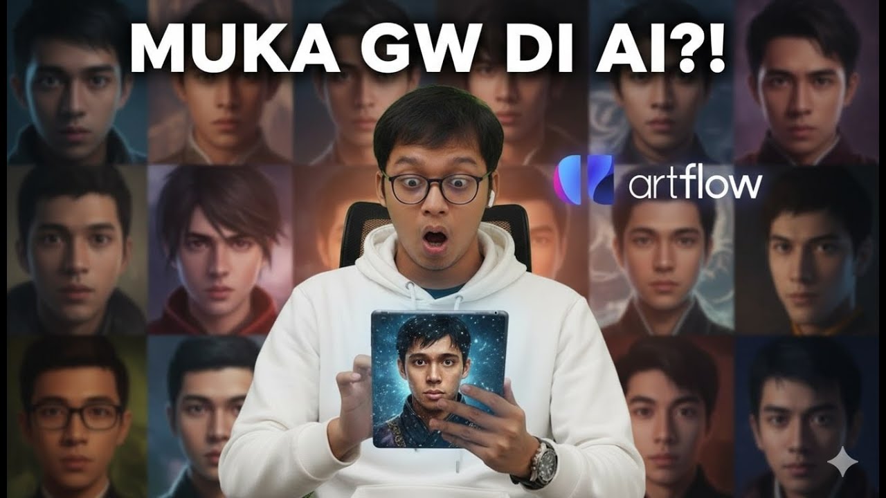 MUKA GUE DI AI?! MIRIP BANGET! (Artflow.ai)