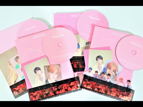 Unboxing BTS's 방탄소년단 Map of the Soul: Persona Album [All