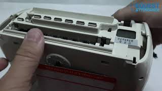 How To Adjust Printing Position Up Down Amano Ex3500N Punch Card Machine Cara Setting Posisi Print
