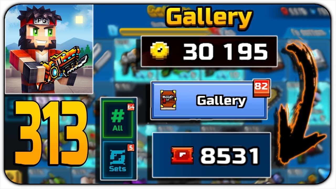 Pixel Gun 3D Huge Spending 30k Coins on Coupons + Free Gems