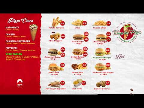 Animated Menu Restaurant Menu Animation 