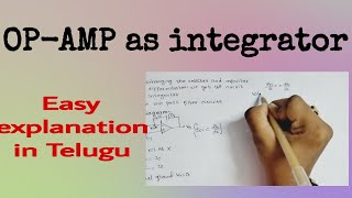 OP-AMP as integrator