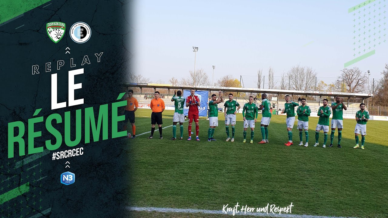 Résumé SRC - RCEC | J18 National 3 | Stadium Racing Colmar - YouTube