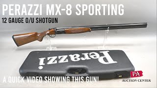 1140 Perazzi MX-8 Sporting 12 Gauge O/U Shotgun - A Quick Video in our Photo Booth