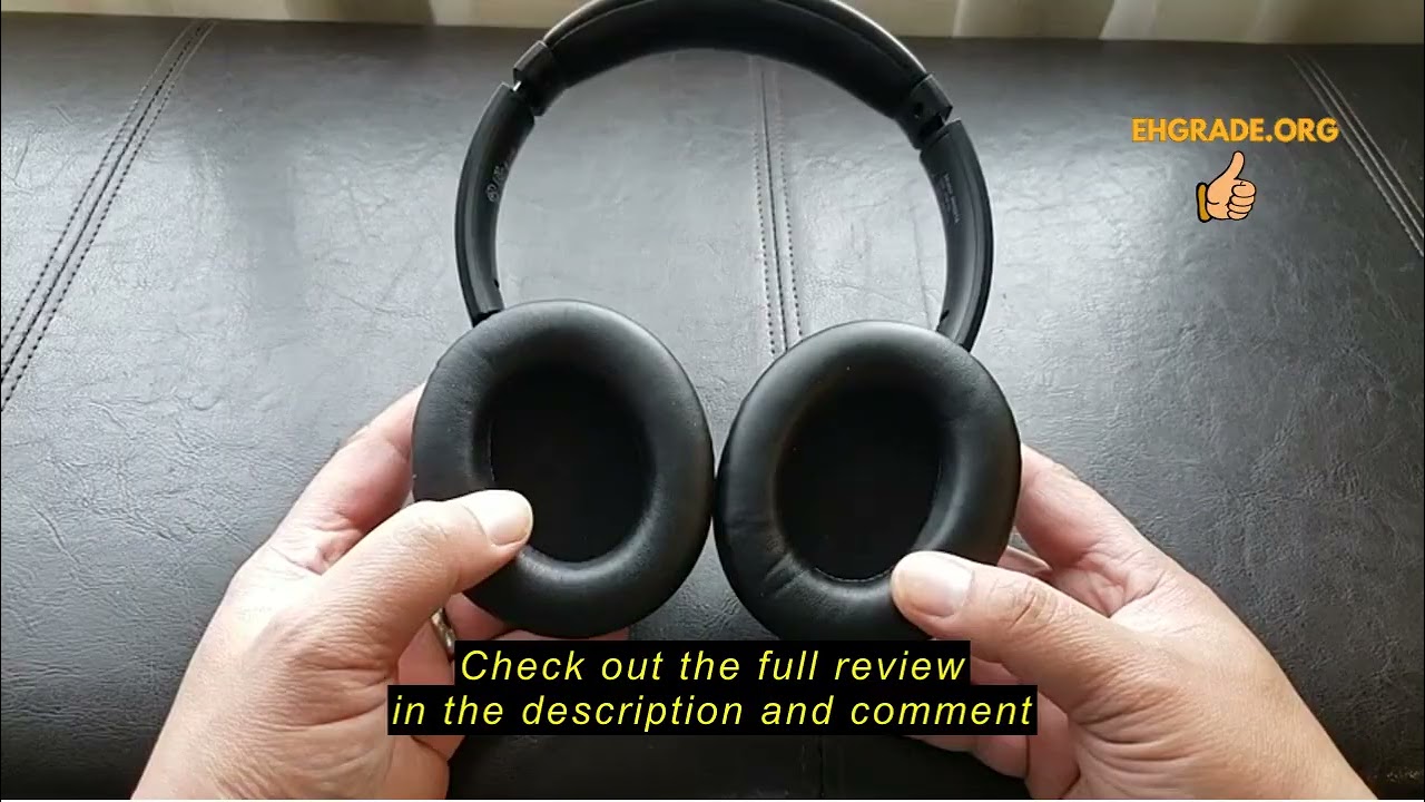 Cuffie Bluetooth KVIDIO Over Ear 65 Ore Batteria &ndash; Nere, Wireless, Microfono Integrato