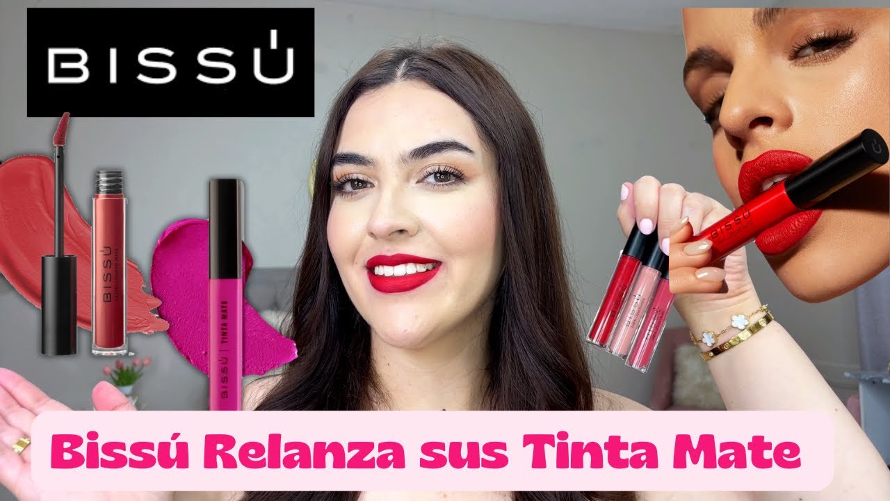 Bissú Lanza Labiales Mate ¿Serán Iguales A Las Tinta Mate? Tonos, Swatches, Precio 💄✨