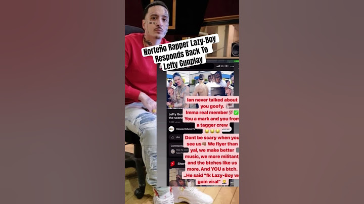 Norteño Rapper Lazy-Boy Responds Back To Lefty Gunplay #leftygunplay #lazyboy #chitoranas #woodie