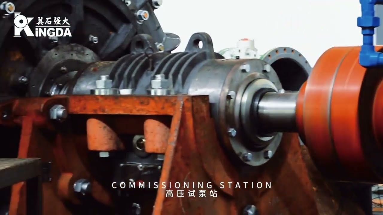 Kingda Pump Group 700TL slurry pumps is in commissioning operation