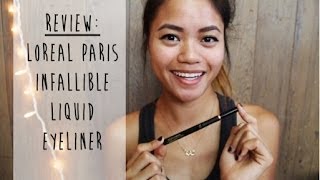 Review Loreal Paris Infallible Super Slim Liquid Eyeliner