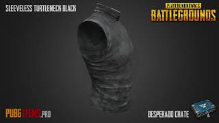 Sleeveless Turtleneck (Black) | PUBG Item Showcase