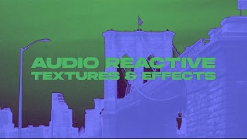 Reactive Audio Visualizer for Music Video - After Effects Template