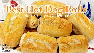 The Best Homemade Hot Dog Rolls | Soft, Easy & Delicious screenshot 1