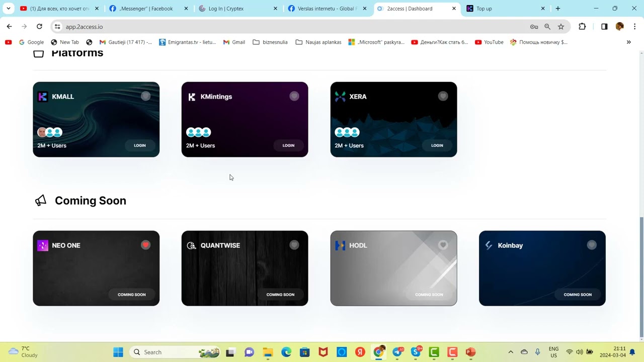 Centrai toliau gamins Zeniq monetas. Perkėlimas į Xera.