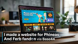I made a website for Phineas and Ferb fandom via Base44 I made a website for Phineas and Ferb fandom via Base44