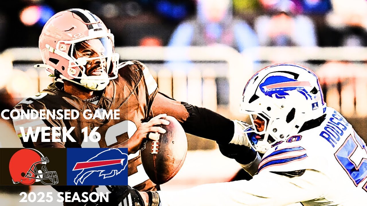 Browns vs Bills 2025 Week 16 Condensed Game | NFL Highlights