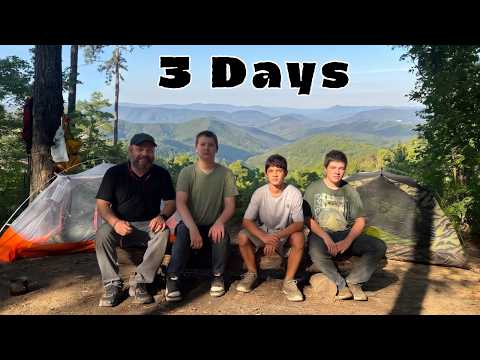 3 Days Camping in the Appalachian Mountains