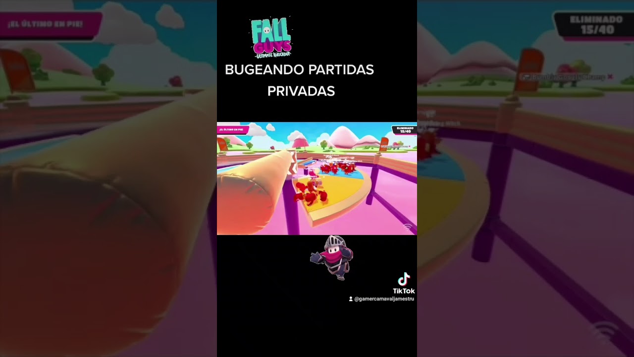 BUGEANDO LAS PARTIDAS PRIVADAS de fall guys - jamestru del mal