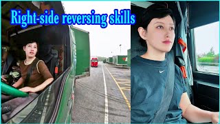 One-Shot Blind-Side Reverse With A Tractor-Trailer Flawless Control