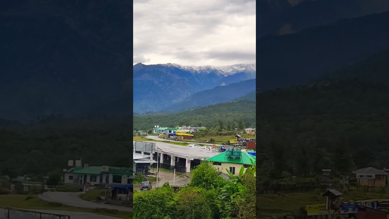 🌨️ Cloudy Weather & Snow Covered Mountains at Bir Billing | Himachal Pradesh Winter Beauty 2025 
