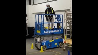 Last minute practice on an IPAF Operator course