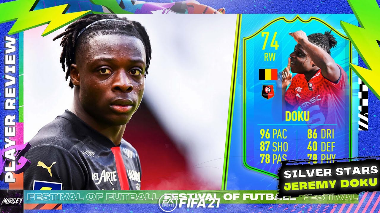 WE'RE IN DREAMLAND! 😍 SILVER STARS JEREMY DOKU PLAYER REVIEW! FIFA 21 ULTIMATE TEAM