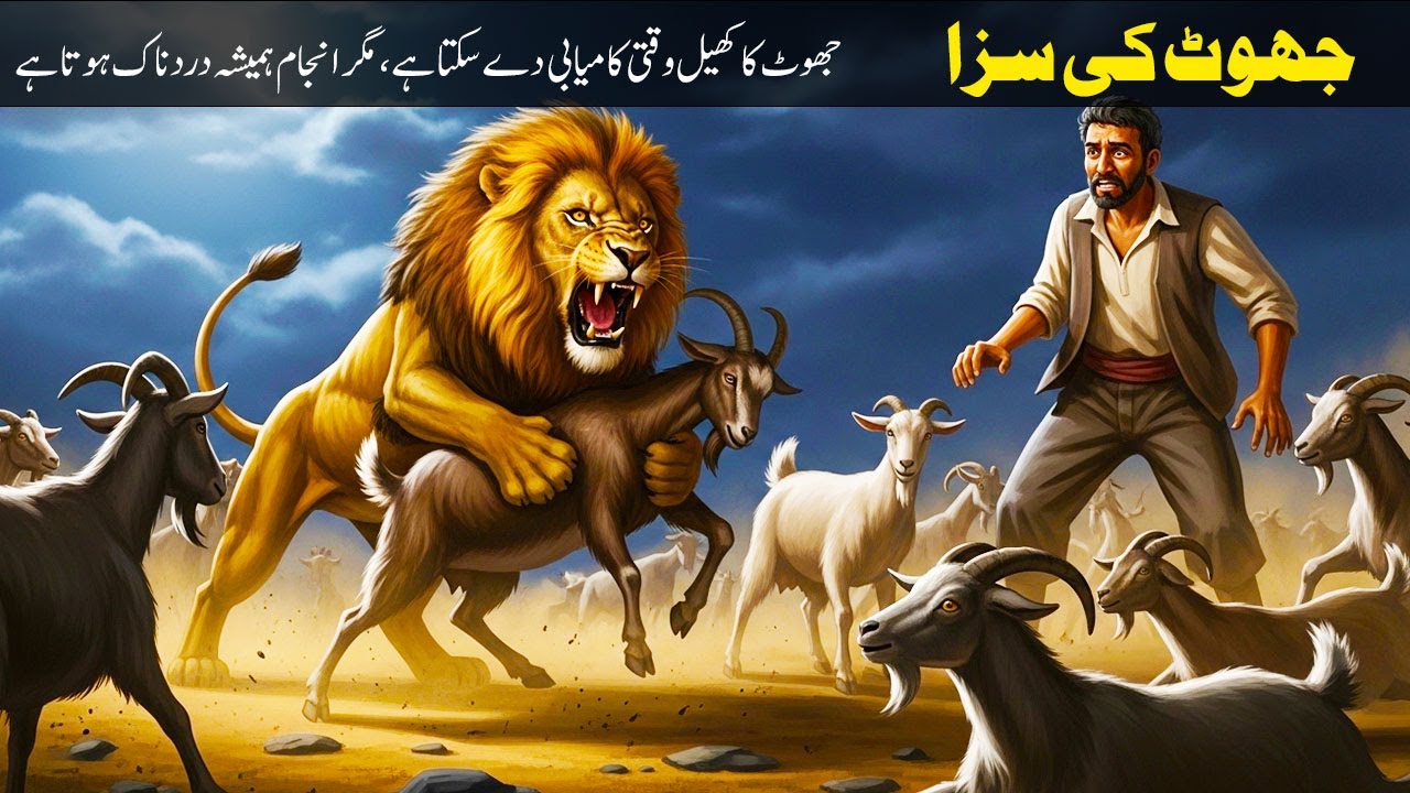 Jhoot Ki Saza | Jhoot waqtī kamyabi deta hai,  | झूठ की सज़ा | hindi stories | urdu stories