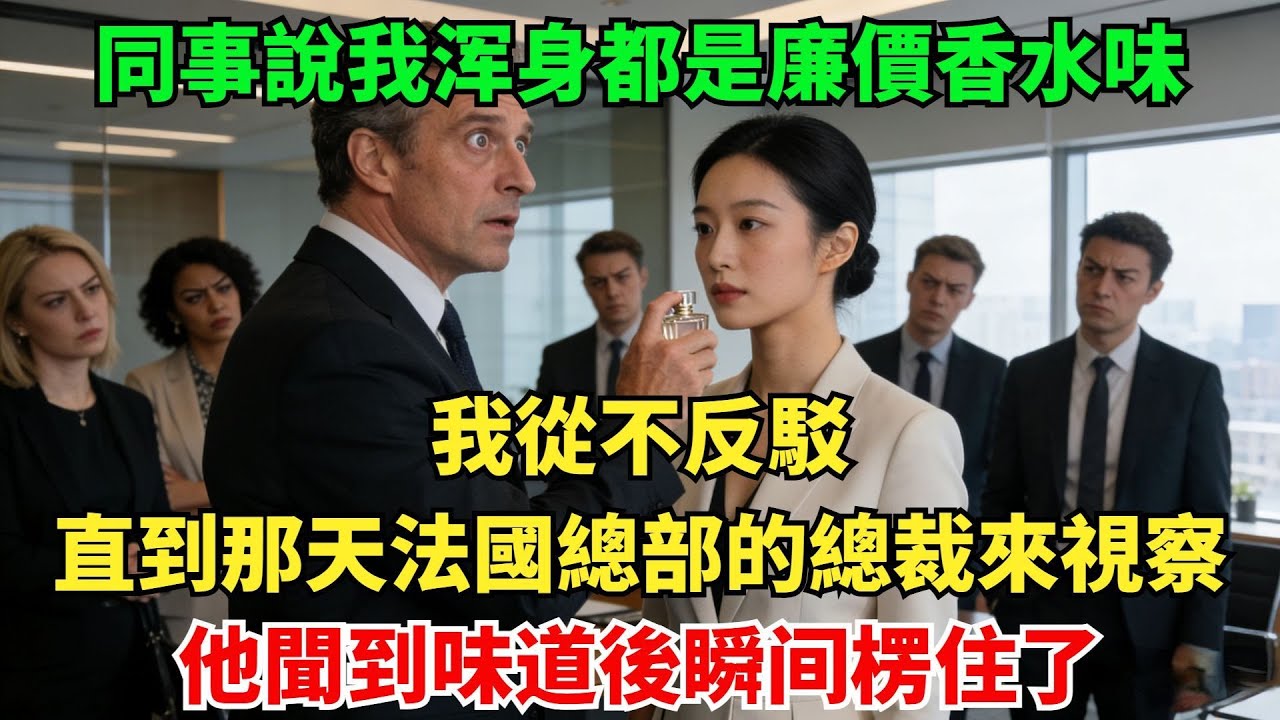 同事説我有廉價香水味，我從不反駁，直到那天法國總部的總裁來視察，他聞到味道後楞住了#故事頻道#感人壹幕#老年生活#奇聞#情感小説#幸福人生