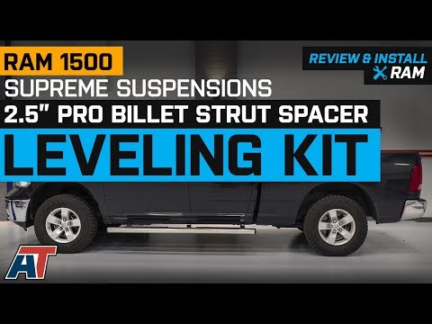 2006-2018 Ram Supreme Suspensions 2.5" Pro Billet Strut Spacer Leveling Kit Review & Install