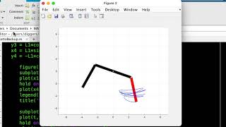 Chaotic Motion of Rott's Pendulum on Matlab
