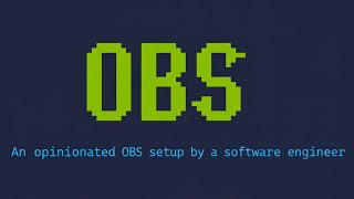 A simple OBS setup on Omarchy because Linux is needlessly difficult