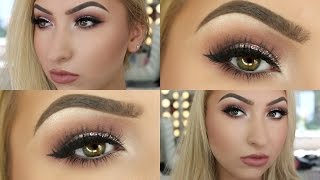 Rose Gold Glam Glitter Tutorial | 2 quick and easy looks! ♡
