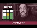 Doug Plays Today S NYT Wordle Puzzle Game For 7 28 2025 Doug Plays Today S NYT Wordle Puzzle Game For 7 28 2025
